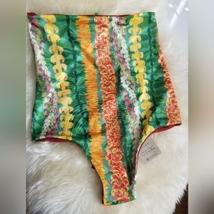 Nawahinelole Na Wahine Lole one piece swimsuit bodysuit lei